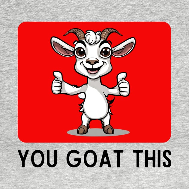 You Goat This | Goat Pun by Allthingspunny